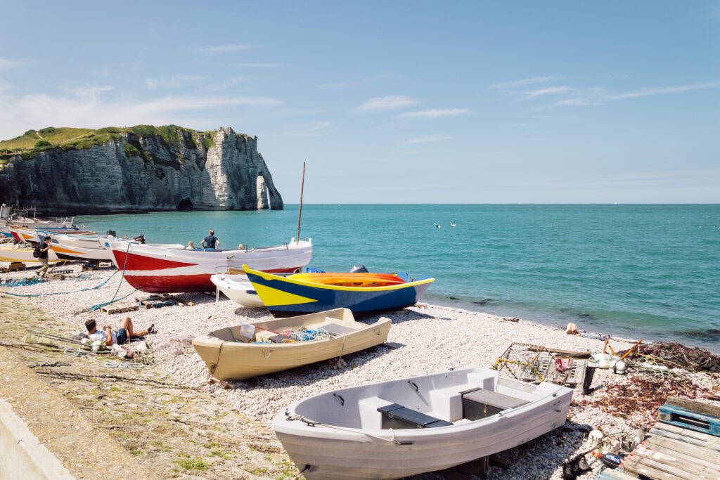 het strand van etretat
